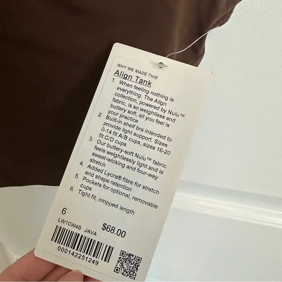 LULULEMON Align Tank in Java - Picture 2 of 4